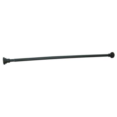Steel Shower Curtain Tension Rod in Oil Rubbed Bronze