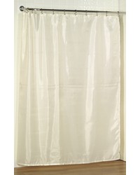 Standard-Sized Polyester Fabric Shower Curtain in Ivory