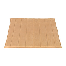 Medium-Sized, Memory Foam Bath Mat in Linen