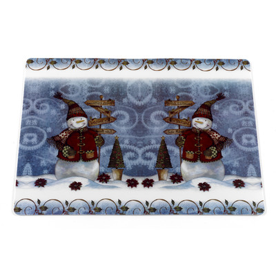 "Snow Friends" Holiday Place Mat, Set of 4