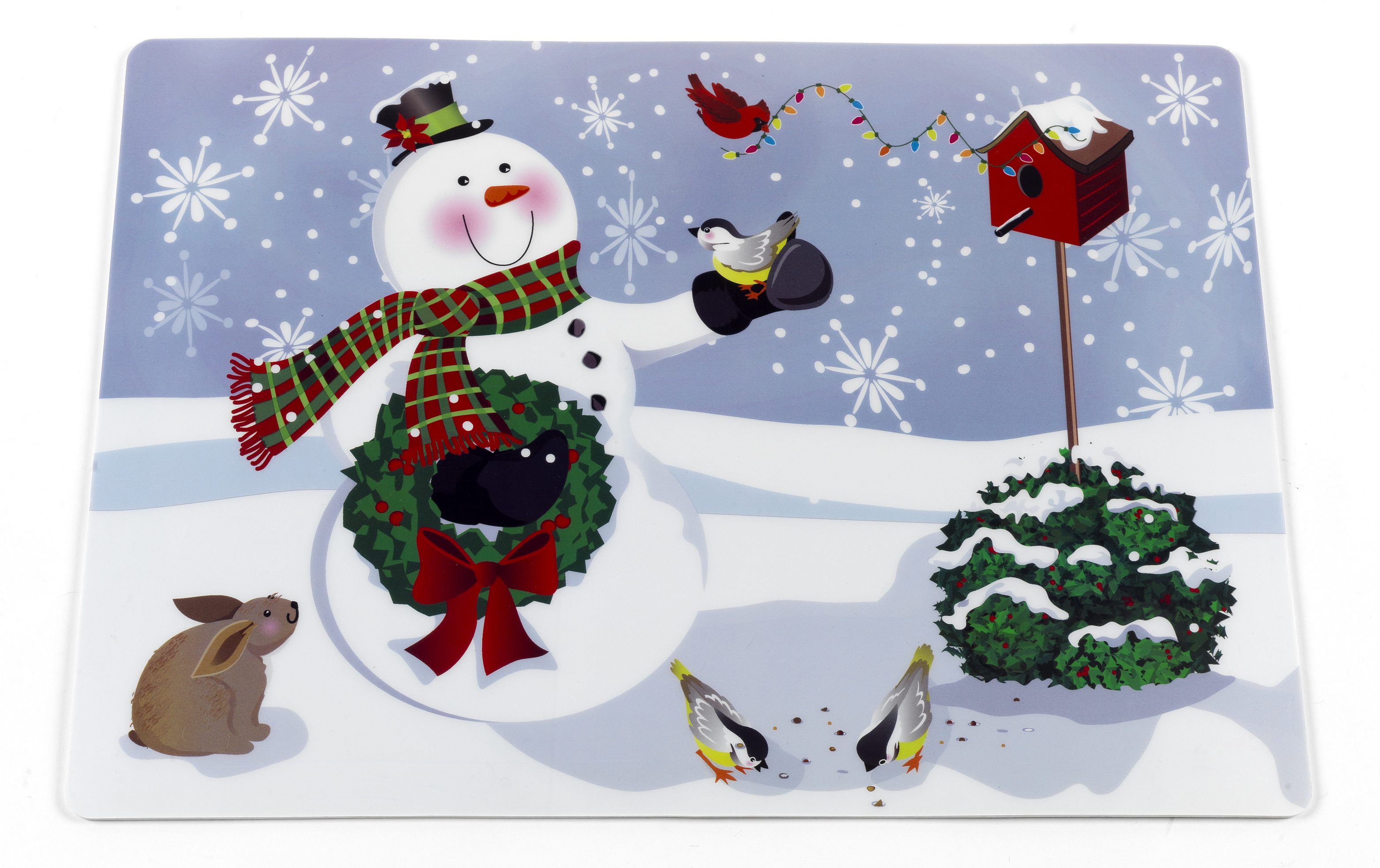 "Snowman" Holiday Place Mat, Set of 4